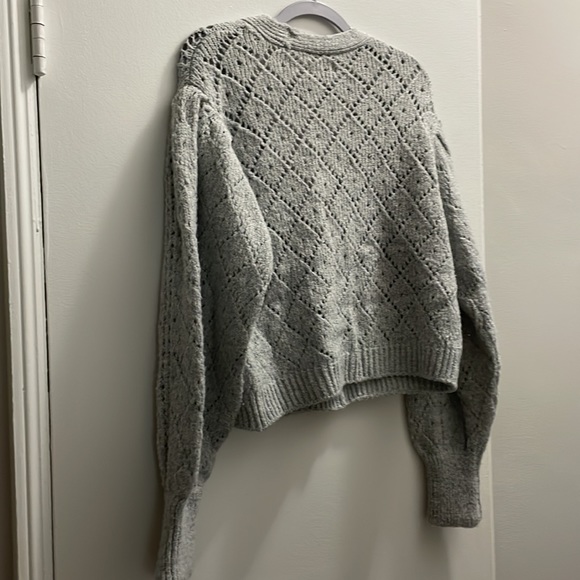 Maeve for Anthropologie grey knit sweater - Picture 3 of 8